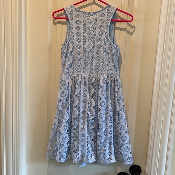 šAltarād STATE | light baby blue sleeveless lace dress size XS - Picture 6 of 6